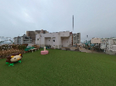 屋上庭園の仕事環境