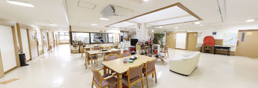 快適な介護施設の共有エリア
