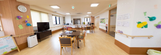 介護施設の共用スペース