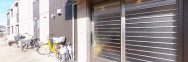 介護施設の広々とした外観