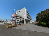 自然あふれる駐車場
