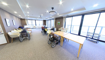 介護施設の共用エリアの光景