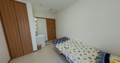 介護施設の居室の内部