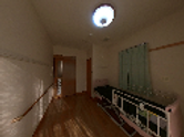 カーテンがある明るい部屋