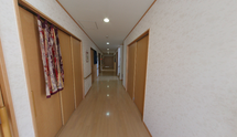 介護施設内のきれいな通路