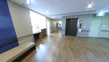 ケア施設の快適な共用エリア