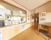 快適な職場環境の受付エリア