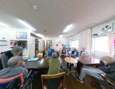 介護施設のリビングエリア