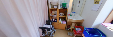 介護施設の個室の内部