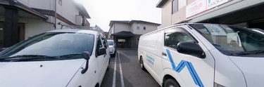 日本の住宅街通りの光景