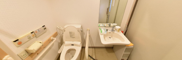 設備整ったトイレスペース