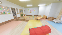 ケア施設の室内遊び場