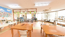 心地よい介護施設の居間
