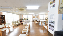 介護施設の共用スペース