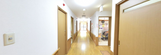 暖かみのある廊下エリア