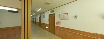 ケア施設の入口エリア