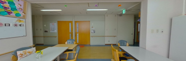 介護施設の居心地の良い共用室