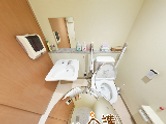 清潔感のあるトイレ設備