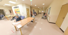 親しみやすい介護施設の内部