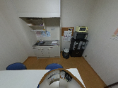 整頓されたスタッフルーム