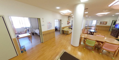 介護施設の居心地の良い共用部