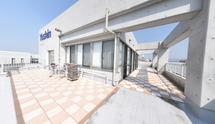 ゆったり過ごせる屋上空間