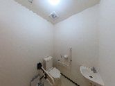 清潔なトイレエリア
