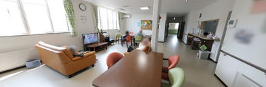 介護施設の居住者共用エリア