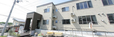 開放的な設計の介護施設