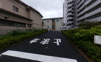 介護施設周辺の街並み