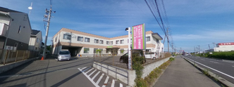 開放感のある介護施設の周辺