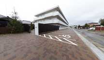 閑静な住宅地にある介護施設