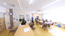 介護施設の居住者共用エリア