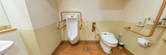 整備されたトイレ設備