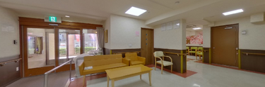 職員用ラウンジの風景