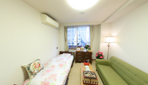 老人ホームの居心地の良い部屋