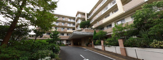 介護施設のエントランス周辺