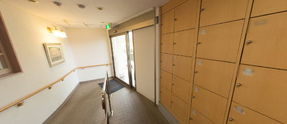介護施設の共用スペース