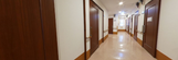 施設内部の廊下