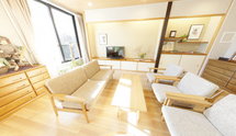 清潔感あふれる居住者共有エリア