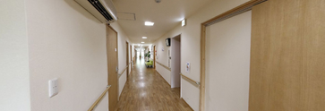 介護施設の内部通路