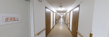 介護施設の廊下の風景