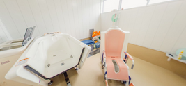 介護施設の入浴スペース部屋