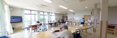 介護施設内での憩いの場所