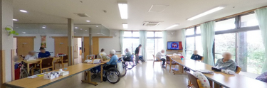 居心地の良い介護施設の共用エリア