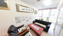 居心地の良いケア施設の居間