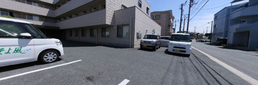 介護施設の外からの眺め
