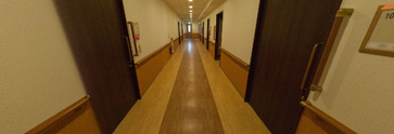 介護施設の内部通路