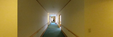 快適な廊下の空間