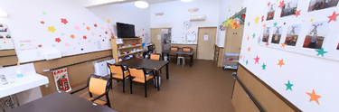 介護施設の居間の風景